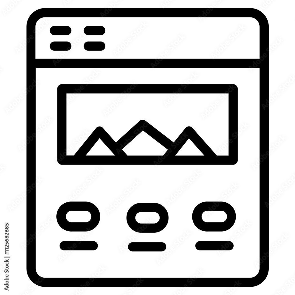 Poster app computer web