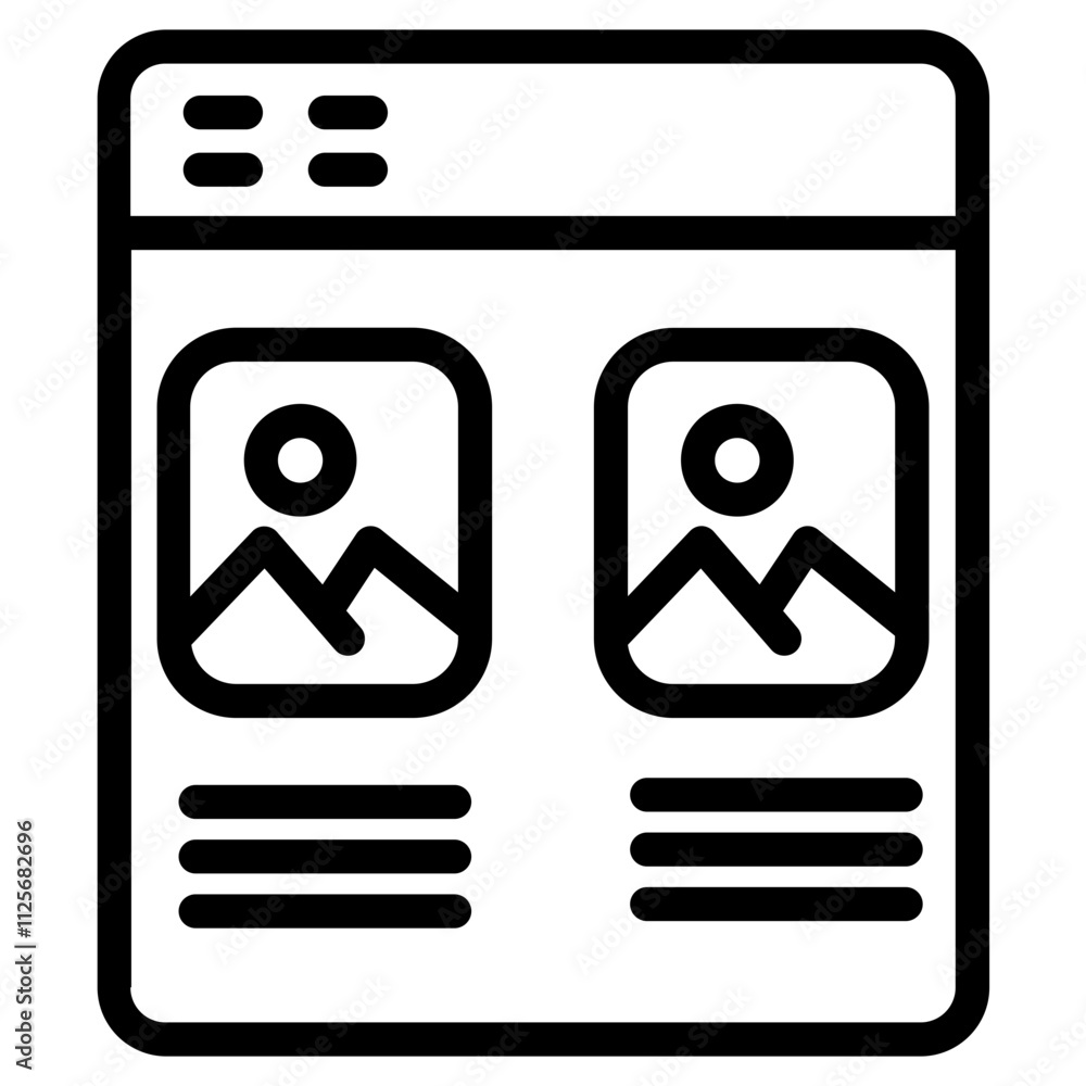 Poster app computer web