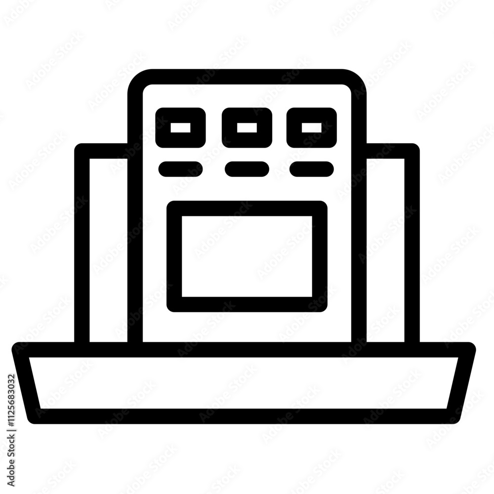 Poster layout web computer