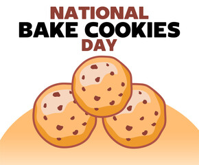 happy bake cookie day with delicious cookies