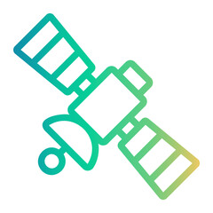 spacescraft Line Gradient Icon