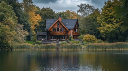 house on the lake