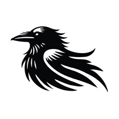 Fototapeta premium Raven Silhouette