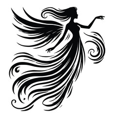 Fototapeta premium Sylph Silhouette