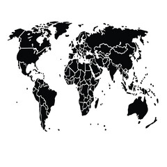 World Map Silhouette