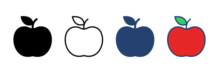 Apple icon vector. Apple vector icon. apple symbols for your web design.