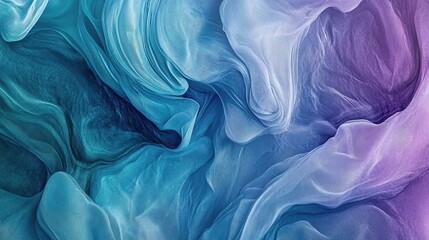 Soft Abstract Watercolor Background in Gentle Blue and Purple Tones