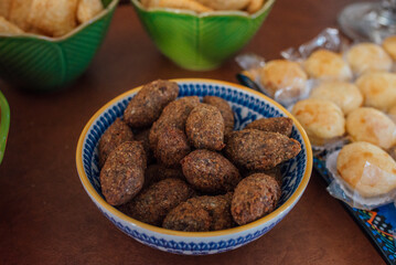Quibe e outros salgadinhos de festa
