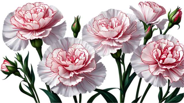 Gratitude, passion, beauty, and motherly love are the flower languages ​​of carnations.