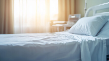 Modern hospital delivery room setup with medical staff attending to a newborn baby, symbolizing the miracle of life and the dedication of healthcare professionals.