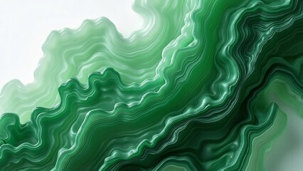 Obraz premium Highly Detailed Jade Rendering, Smooth Texture, Green Hues