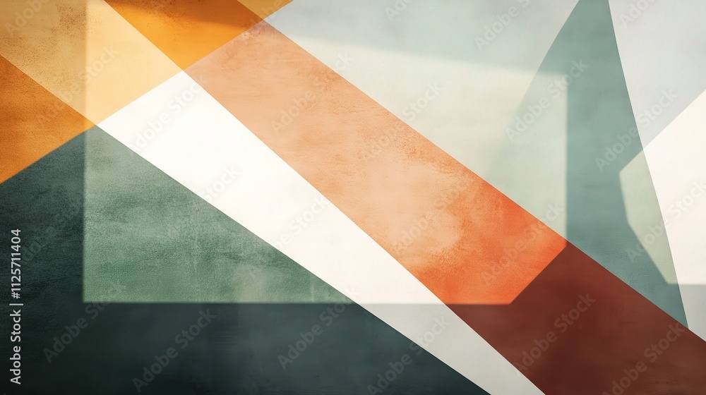 Aufkleber geometric abstract background with colorful shapes in vector design