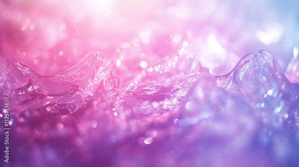 Aufkleber abstract soft focus background with glowing bokeh elements