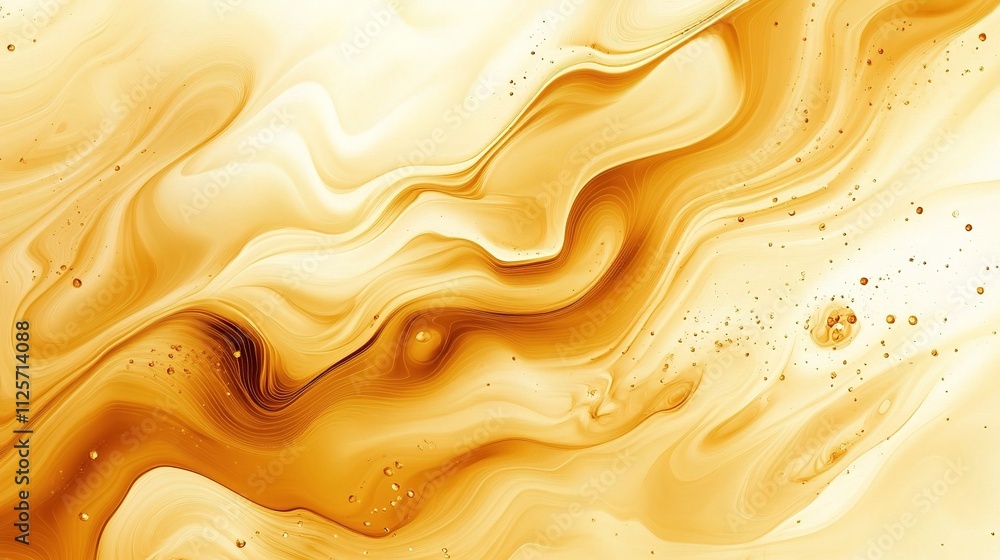 Poster elegant yellow fluid gradient abstract background design for use