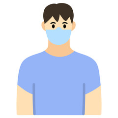 Flu Flat Icon Vector Illustration