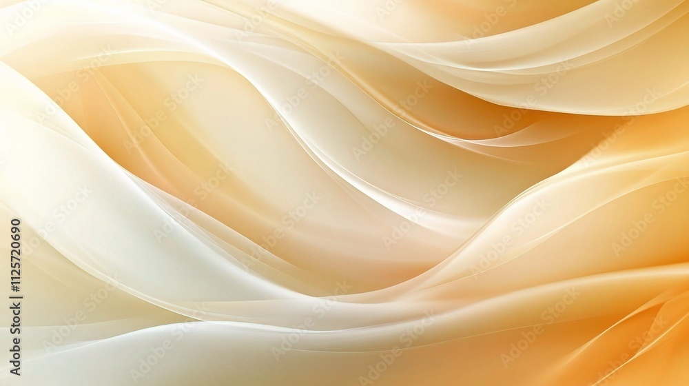 Poster smooth abstract geometric background with flowing waves and gradients