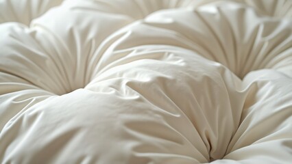 Luxurious Soft White Down Comforter Texture