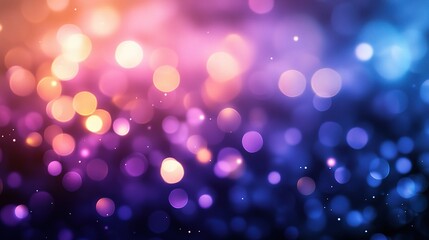 Fototapeta premium Soft Blue and Purple Gradient with Glowing Light Effects Background