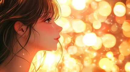 Fototapeta premium Soft Bokeh Effect on Blurred Background Suitable for Portraits