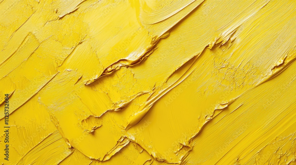 Poster textured abstract gold and yellow background with bold brush strokes creating a vibrant artistic bac