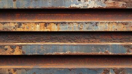 Rusty textured metal background with abstract lines and corrosion patterns ideal for industrial or artistic design applications