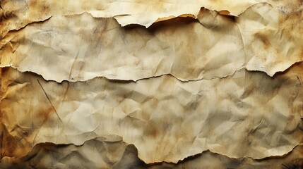 A textured background of crumpled, aged paper with a vintage appearance.