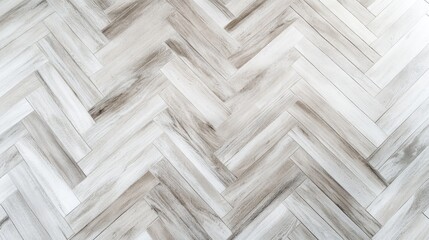 Elegant white wood herringbone texture with natural patterns ideal for vintage interior designs and modern home decor backgrounds
