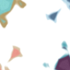 An abstract transparent wavy vignette design element overlay.