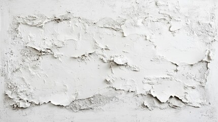Obraz premium Textured white concrete wall displaying natural imperfections and a monochrome palette, highlighting varied shades and surface details, architecture, design, construction material.