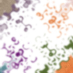 An abstract transparent wavy vignette design element overlay.