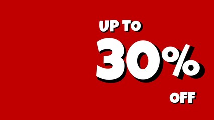 illustration of sales promo special sales offer super sale discount up to 30%