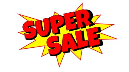 illustration of sales promo special sales offer super sale discount