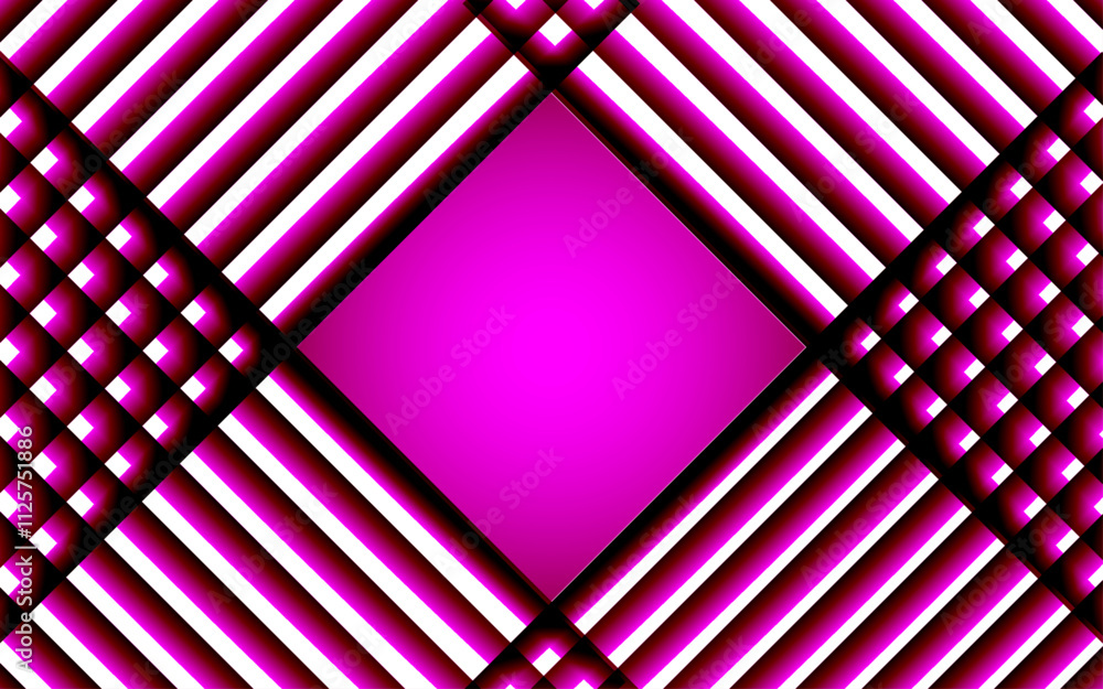 Poster Abstract modern geometric background design with multiple  line  | Line  background with gradient background | Magenta color luxury square shape design for banner, poster, flyer, futuristic etc...