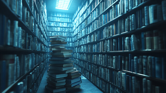 research database interface in white, gold, blue, and silver tones. The design conveys innovation, data integrity, and futuristic technology for groundbreaking analysis