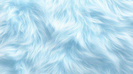 Obraz premium Soft, fluffy clouds covering the bright blue sky create a serene and tranquil atmosphere. A close-up shot of the plush texture of baby blue fur, creating an enchanting and dreamy atmosphere.