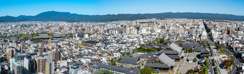 京都タワーからの風景