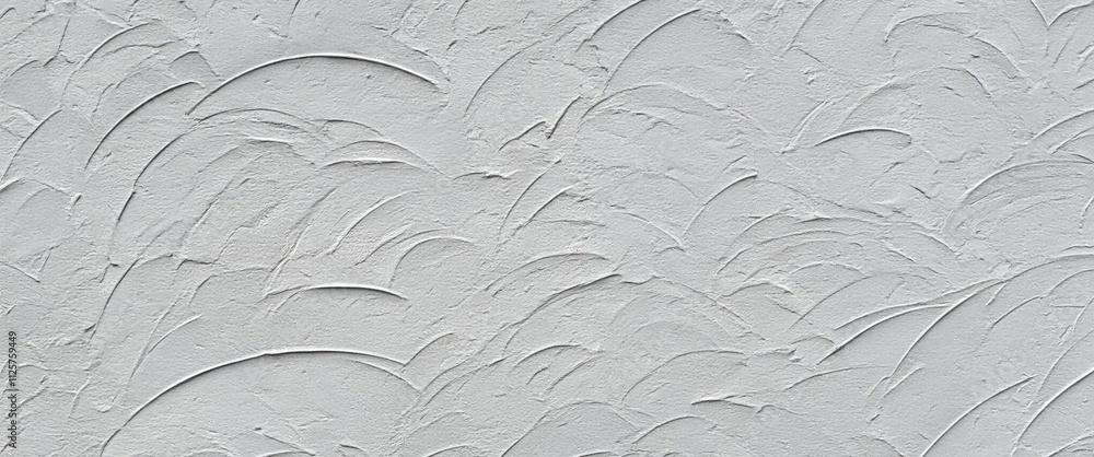 Poster white textured wall with abstract wavy patterns.