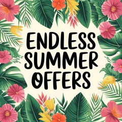 Endless Summer Offers Tropical Floral Design