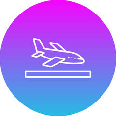Fototapeta premium Landing Icon