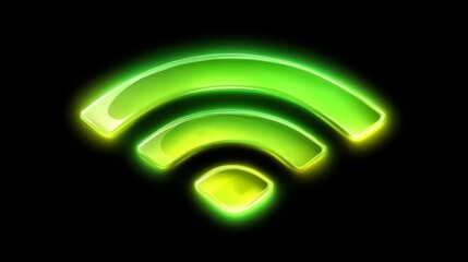 Wi-Fi, sharing, glowing, bright, white, minimalist, copy space, text, colors, light effects, centered, empty, visual clarity, dynamic, beams, radiating, simple, uncluttered, ample internet, connection