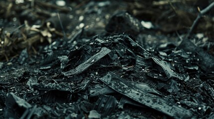 Fototapeta premium Plastic Pollution: The accumulation of plastic waste in the environment, where it releases methane during decomposition, further contributing to global warming and ecological damage. 