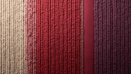 Fototapeta premium Luxurious Crimson & Mauve Wool Blanket Texture