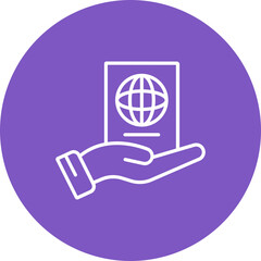 Passport control Icon