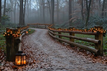 On a cobblestone path flanked by snowbanks, carolers cluster closely, sharing the warmth of communal singing. Their voices resonate in the stillness, replacing empty silence with gentle reverberations