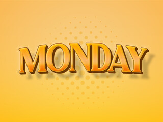 Days of the week:Monday