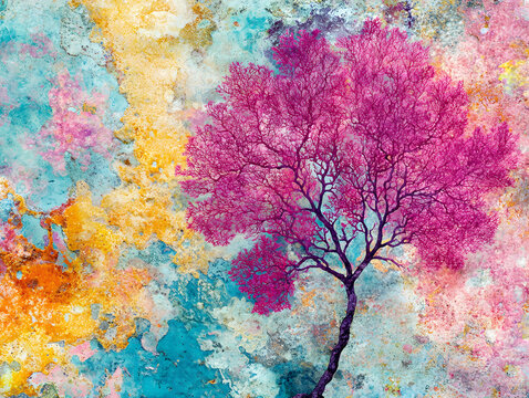 watercolor background with watercolor
