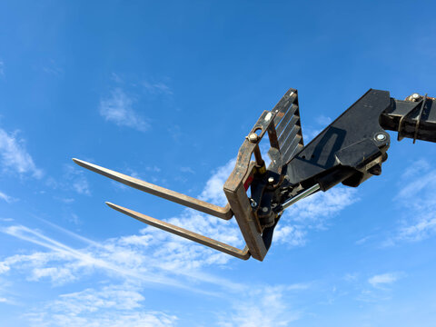 SkyTrak Forklifts, with hydraulic booms.