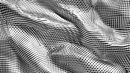 Futuristic Metallic Texture with Ripples and Reflections