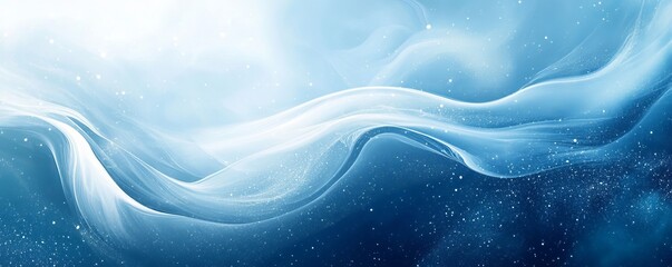 Blue and white cleanist swirl flow, grainy texture, polished design, Generative AI