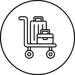 Airport cart Icon